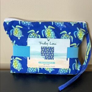 TRULY Lou | Reversible Turtle Sand Free Beach Towel 🐢🏖️